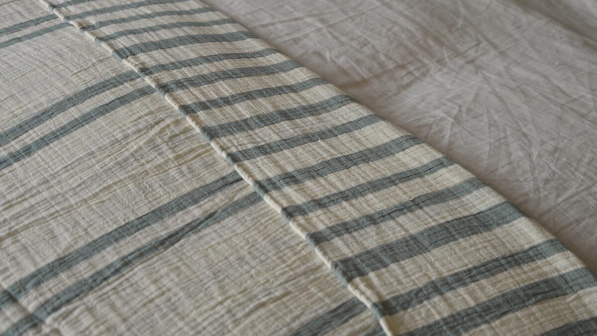 Relaxed Stripe Cotton Bedspreads - Image 3